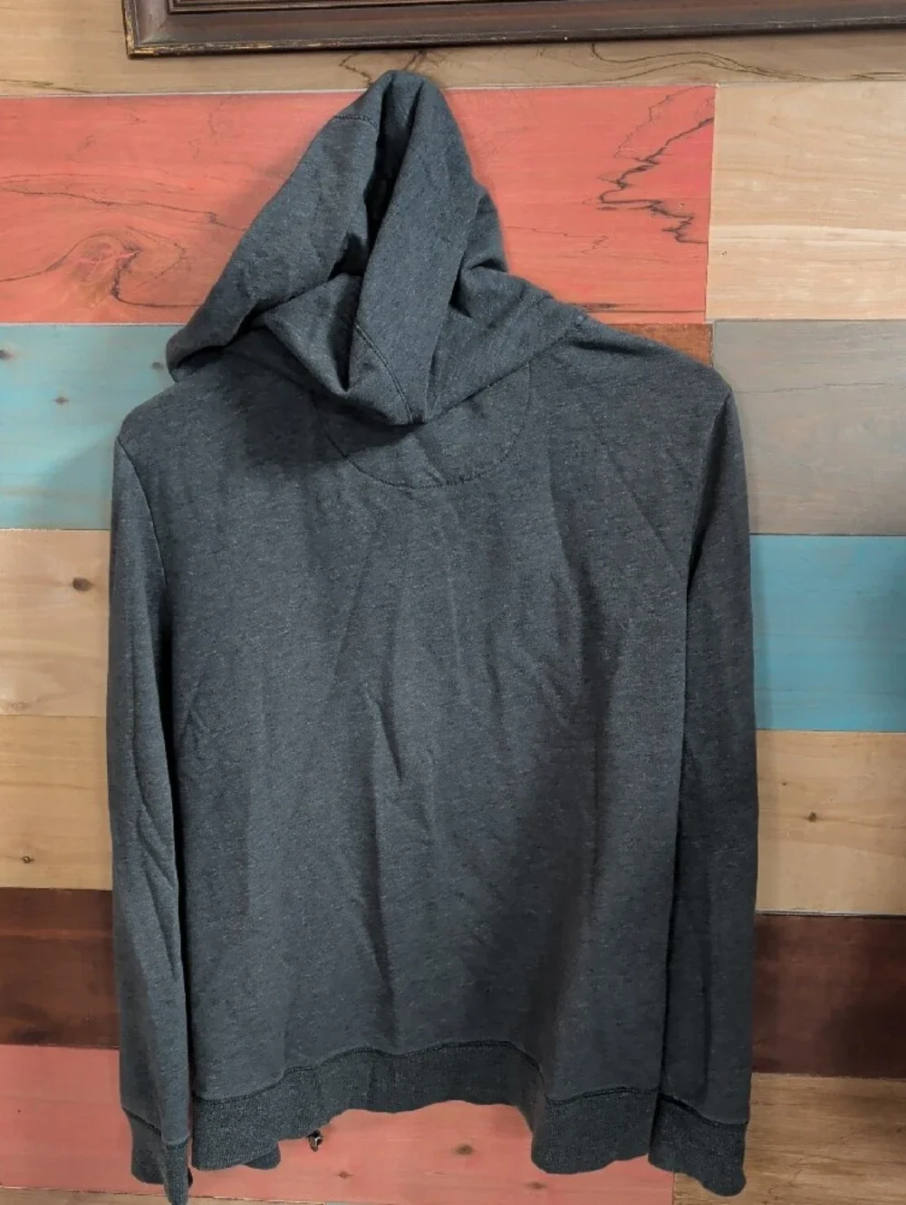 Eddie Bauer Charcoal Hooded Zip-Up Jacket